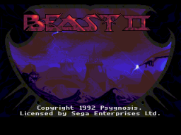 Shadow of the Beast II - Enhanced Colors Title Screen